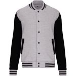 Unisex Fleecejacke Teddy Kariban K497 Oxford Grau/Schwarz