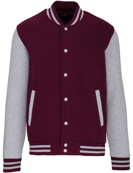 Unisex Fleecejacke Teddy Kariban K497 schwarz/weiß