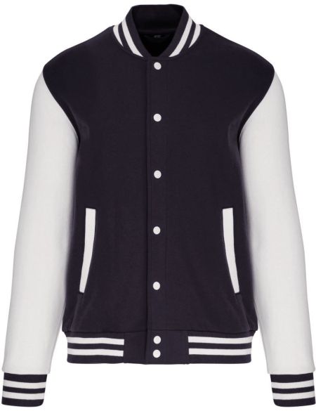 Unisex-Fleecejacke Teddy Kariban K497 marine/weiß