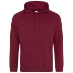 Just Hoods College Hoodie AWJH001 Burgunderrot