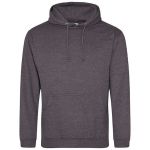 Just Hoods College Hoodie AWJH001 anthrazit meliert