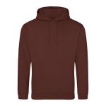Just Hoods College Hoodie AWJH001 Schokoladen-Fudge-Brownie