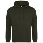 Just Hoods College Hoodie AWJH001 kampfgrün