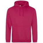 Just Hoods College Hoodie AWJH001 Cranberry