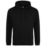Just Hoods College Hoodie AWJH001 tiefschwarz