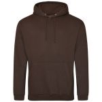 Just Hoods College Hoodie AWJH001 heiße Schokolade