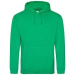 Just Hoods College Hoodie AWJH001 Kelly Green