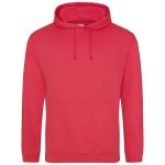 Just Hoods College Hoodie AWJH001 Lippenstiftrosa
