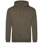 Just Hoods College Hoodie AWJH001 olivgrün