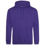 Just Hoods College Hoodie AWJH001 Ultraviolett