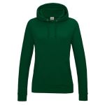 Just Hoods Damen College Hoodie AWJH001F flaschengrün