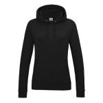 Just Hoods Damen College Hoodie AWJH001F tiefschwarz