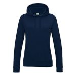 Just Hoods Damen-College-Hoodie AWJH001F, neues französisches Marineblau
