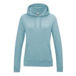 Just Hoods Damen College Hoodie AWJH001F himmelblau