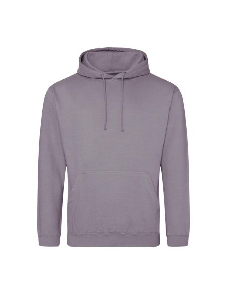 Just Hoods College Hoodie AWJH001 staubiges Flieder