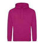 Just Hoods College Hoodie AWJH001 Festival Fuchsia