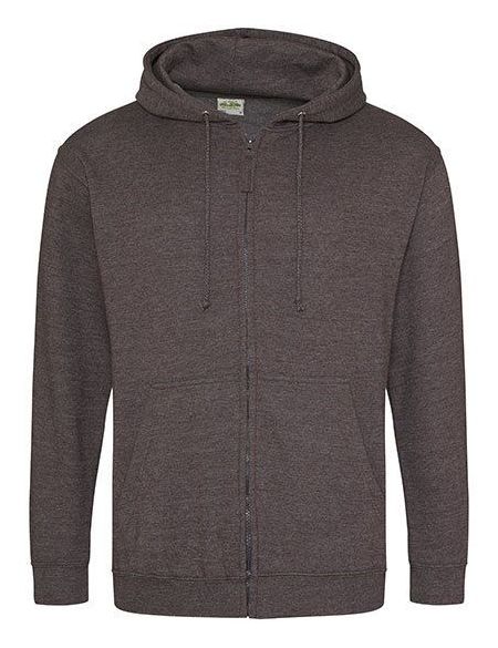 Kapuzenpullover mit Kapuze Just Hoods Zoodie AWJH050 Arktisweiß