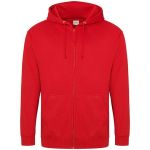 Kapuzenpullover mit Kapuze Just Hoods Zoodie AWJH050 feuerrot