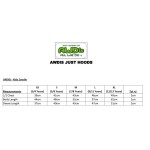 Kinder-Sweatshirt mit Kapuze Just Hoods Kids Zoodie AWJH0050J Burgunderrot