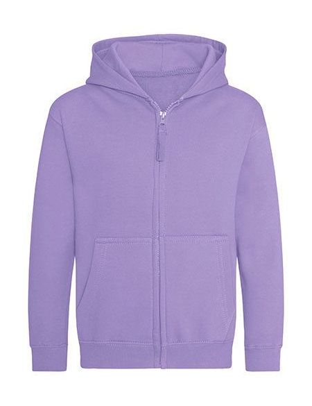 Kinder-Sweatshirt mit Kapuze Just Hoods Kids Zoodie AWJH0050J Arktisweiß