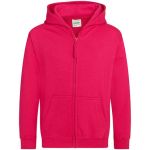 Kinder-Sweatshirt mit Kapuze Just Hoods Kids Zoodie AWJH0050J pink