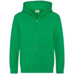 Kinder-Sweatshirt mit Kapuze Just Hoods Kids Zoodie AWJH0050J Kelly Green