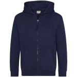 Kinder-Kapuzenpullover Just Hoods Kids Zoodie AWJH0050J Oxford Navy