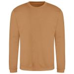 Just Hoods AWDis Sweat AWJH030 Karamell-Latte-Sweatshirt