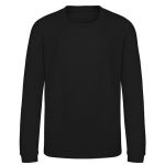 Kinder-Sweatshirt Just Hoods Kids´ AWDis Sweat AWJH030J tiefschwarz
