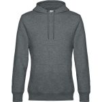 King Hooded 01.U02K Heather Mid Grey Herren-Sweatshirt