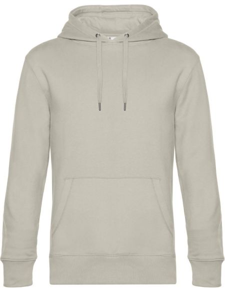 Weißes Herren-Sweatshirt King Hooded 01.U02K
