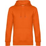King Hooded 01.U02K reinorangefarbenes Herren-Sweatshirt