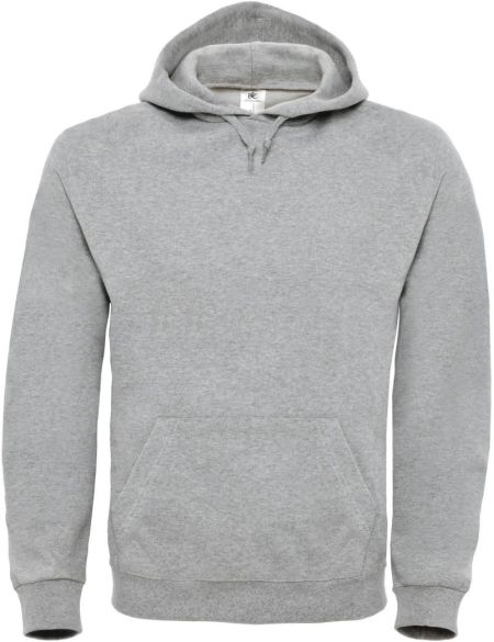 Herren-Kapuzensweatshirt ID.003 80/20 grau meliert