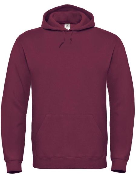Herren-Sweatshirt mit Kapuze ID.003 80/20 Wein