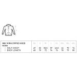 King Zipped Hood weißes Herren-Sweatshirt