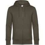 King Zipped Hood Khaki Herren-Sweatshirt