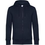 Marineblaues Herren-Sweatshirt King Zipped Hood