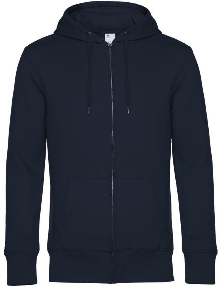 Herren-Sweatshirt mit Kapuze King Zipped Hood Marineblau