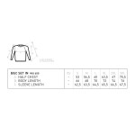 Sweatshirt-Set in meliertem Grau