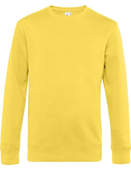 Sweatshirt King Rundhals gelb fizz