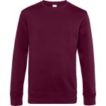 Sweatshirt King Rundhalsausschnitt dunkle Kirsche