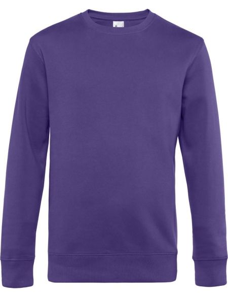 Sweatshirt King Rundhalsausschnitt strahlend lila