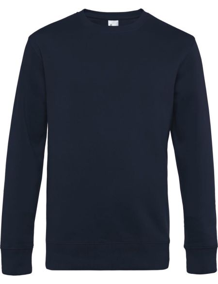 King-Sweatshirt mit Rundhalsausschnitt, Marineblau