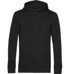 Herren-Sweatshirt mit Kapuze Inspire Zipped Hood schwarz pur