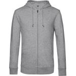 Herren-Sweatshirt mit Kapuze Inspire Zipped Hood grau meliert