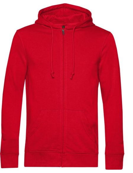 Herren-Sweatshirt mit Kapuze Inspire Zipped Hood rot