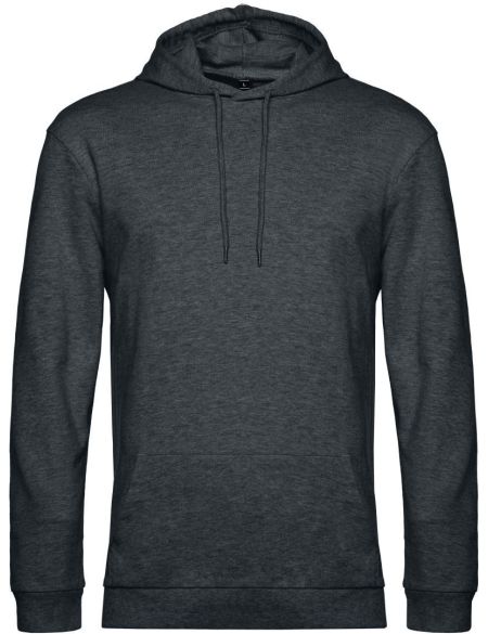 Herren-Sweatshirt mit Kapuze Hoodie Heather Asphalt