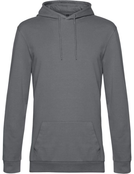 Herren-Sweatshirt mit Kapuze Hoodie weiß
