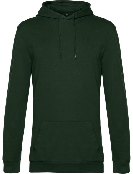 Herren-Sweatshirt mit Kapuze Hoodie waldgrün
