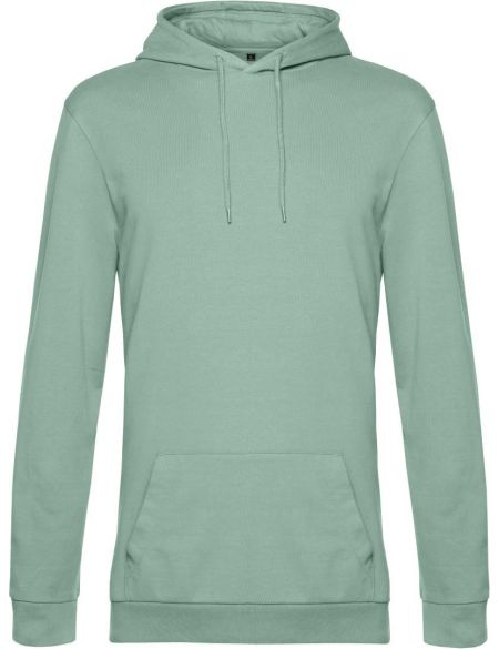 Herren-Sweatshirt mit Kapuze Hoodie Salbei